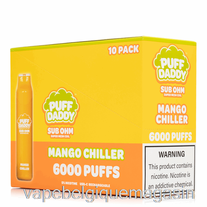Jus De Vape [paquet De 10] Puff Daddy 6000 Jetable